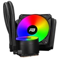 POWERBOOST 120mm NOBLE 120 PB-LCS-YC120 RGB Sıvı Soğutmalı AM5-1700p İşlemci Fanı 